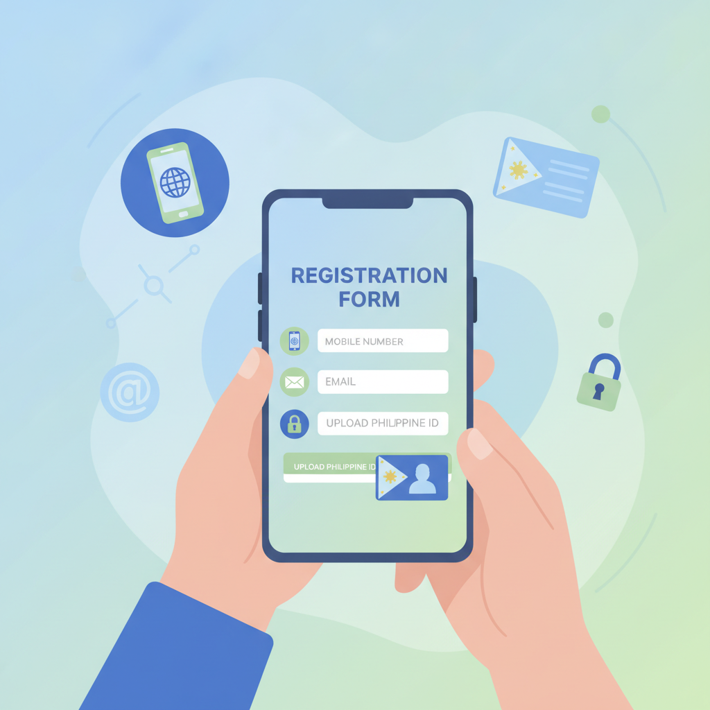 Illustration: How to Register on GD Emerald – Step-by-Step Sign Up Guide for Filipino Players